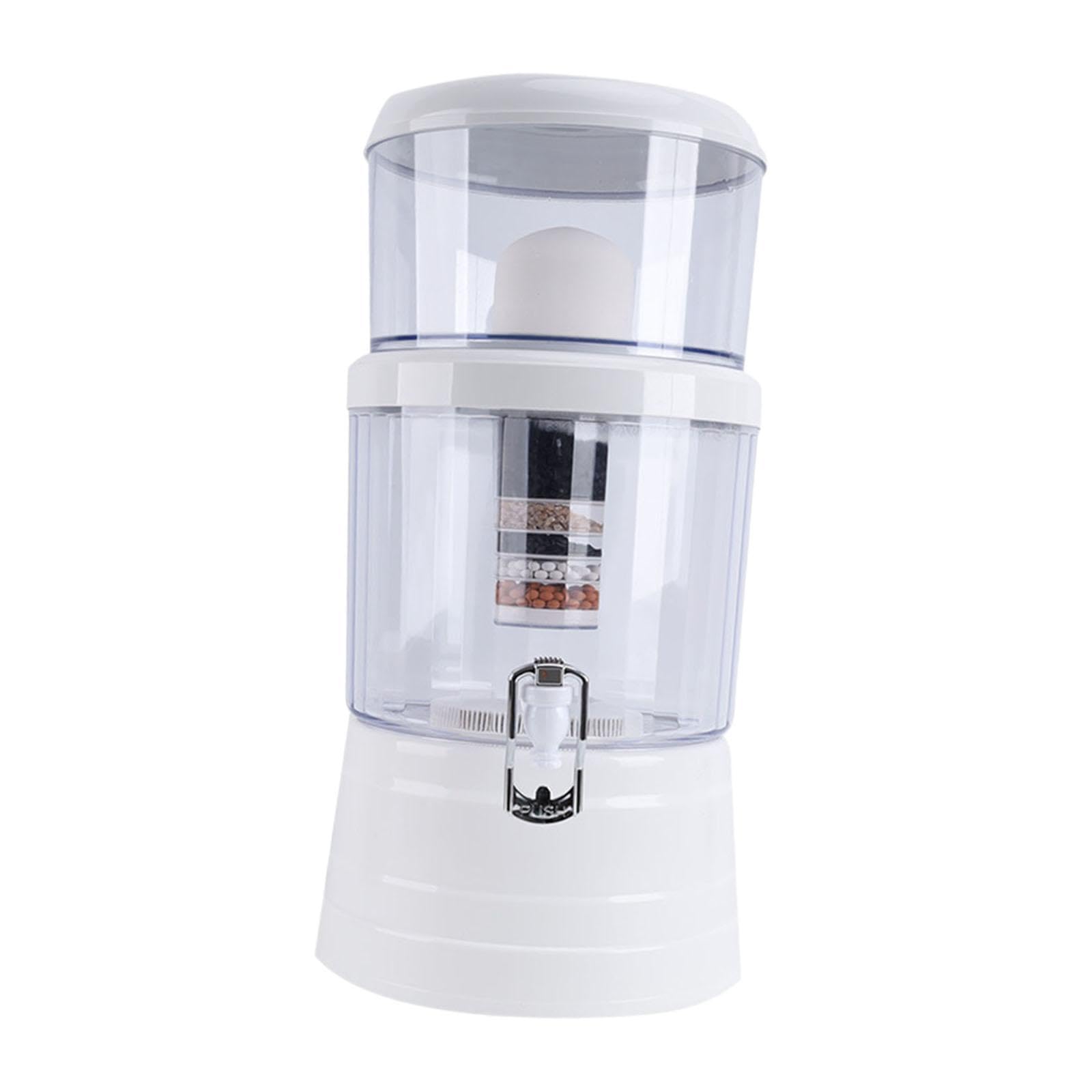F Fityle Purificador de Agua Dispensador Purificador Fettle 16L Encimera Lavable Grifo Purificador de Agua Purificador de Agua para la Escuela Oficina Hogar