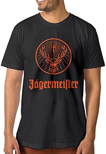 Erin Forman Men's Popular Celebrity Short-Sleeve T-Shirt Jagermeister Logo Black XL