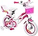 Produktbild Actionbikes Kinderfahrrad Unicorn 12 Zoll - Kinder Fahrrad für Mädchen - Ab 2-5 Jahren - V-Brake Bremse - Kettenschutz - Luftbereifung - Fahrräder - Laufrad - Kinderrad (12 Zoll)