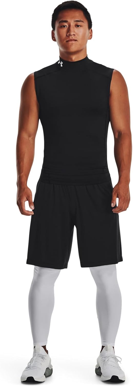 Under Armour Mens HeatGear Armour Compression Mock Sleeveless - Image 5