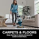 Shark Upright Vacuum, Navigator Lift-Away with Self-Cleaning Brushroll, HEPA Filter, Swivel Steering, Upholstery Tool & Pet Crevice Tool, Perfect for Pets & Multi-Surface, Teal, ZU503AMZ - Image 3