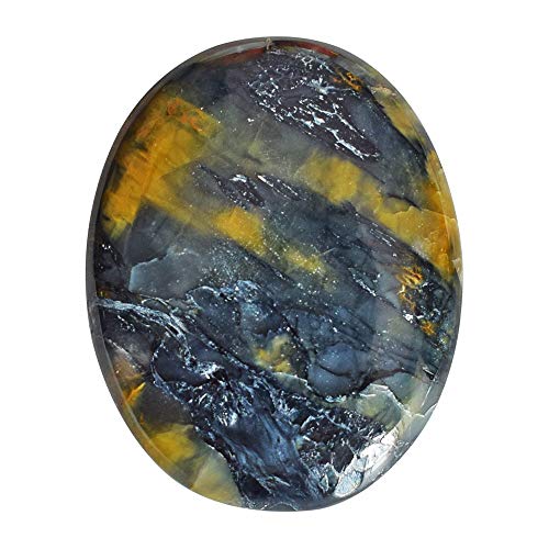 Pierre d'emballage métallique cabochon africain de collection