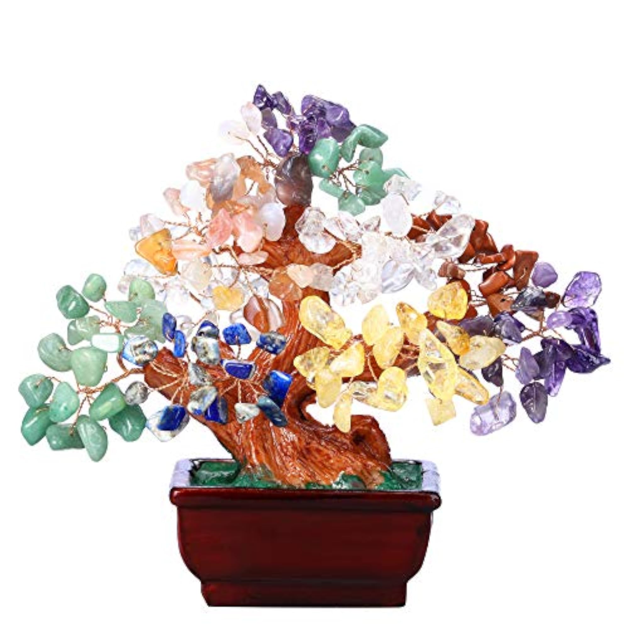 Chakra Reiki Crystal Money Tree, 6.3-6.6 inch