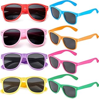 FSMILING Wholesale Unisex 80'S Retro Style Bulk Sunglasses for Party Favors