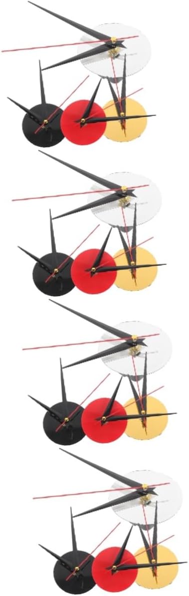 16sets Wall Clock Mechanism Replacement Kit Silent Sweep Motor for Craft Projects Cross and Custom