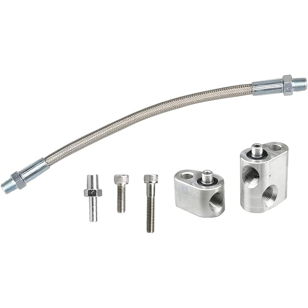 LS Engine Bypass Braided Hose Coolant LSX LS1 LM7 LR4 LQ4 LS6 L59 LQ9 Lm4 L33 - View #8