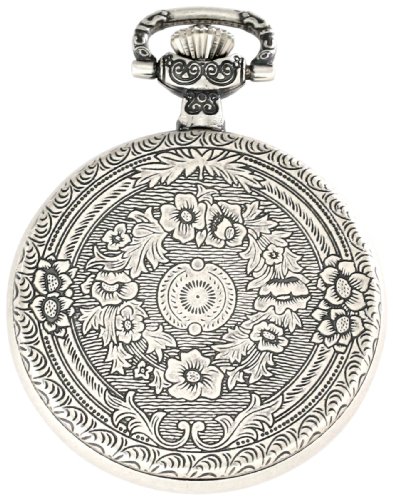 Image of Charles-Hubert, Paris 3921 Classic Collection Antique Silver Plated Brass Mechanical Pocket Watch