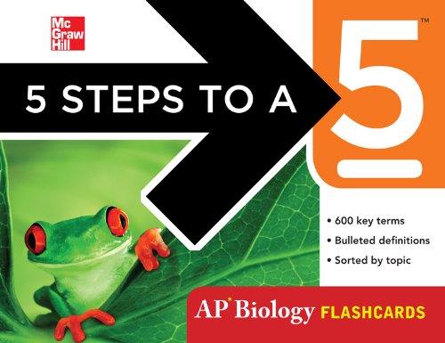5 Steps to a 5 AP Biology Flashcards (5 Steps to a 5 on the Advanced Placement Examinations Series)