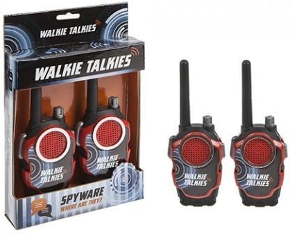 Walkie Talkie Set | Black and Red | 2 Pieces