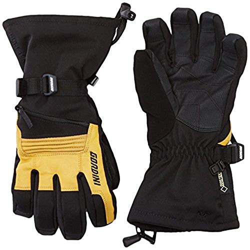 Gordini Men's GTX Storm Trooper II Gloves Black/Tan L & Headband Bundle