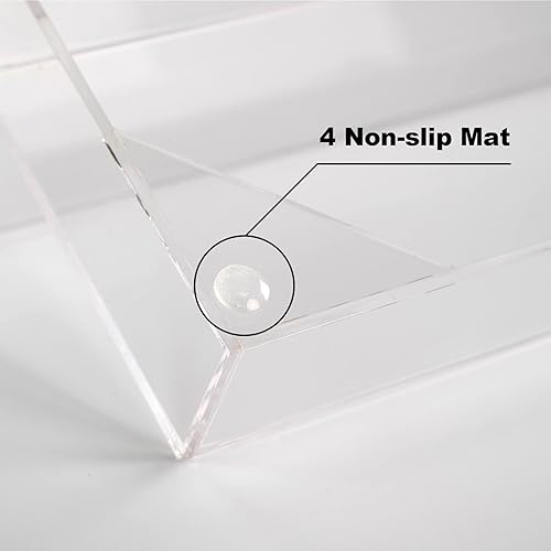 Miniatura 6 de Estante de 3 niveles montado para botellas, expositor de acrílico transparente para joyas, pop, botellas, cupcakescoleccionables, soporte de