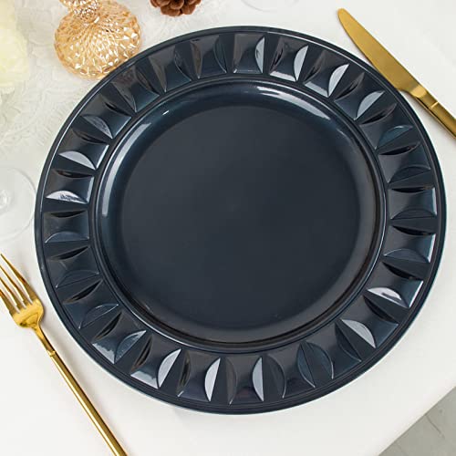 6 Platos Desechables Redondos Azul Marino 13" miniatura 1