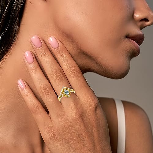 Natural Moss Agate Ring for Women Personalized 10K/14K/18K Solid Gold Moss Agate Engagement Ring Moss Agate Wedding Ring Set for Women Size 4-154
