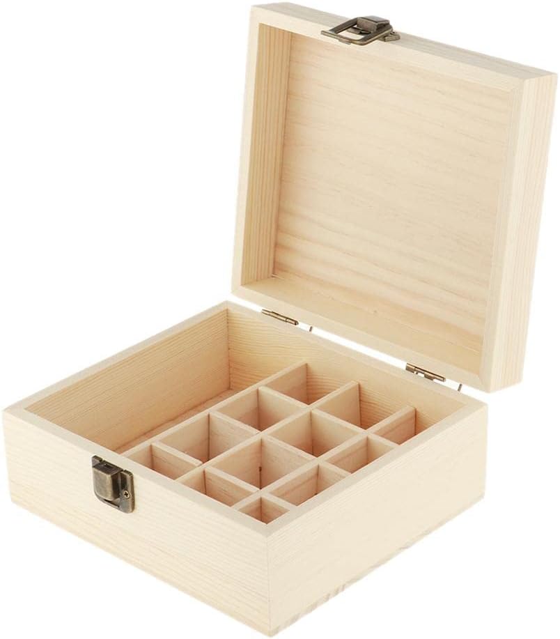 Organizer Essential Oil Box Wood Storage Box