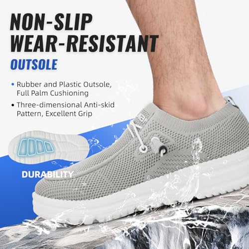 Image of Furuian Steel Toe Shoes for Men Low-top Safety Work Shoes for Men Lightweight Steel Toe Sneakers Comfortable Canvas Work Loafers Zapatos De Trabajo para Hombres