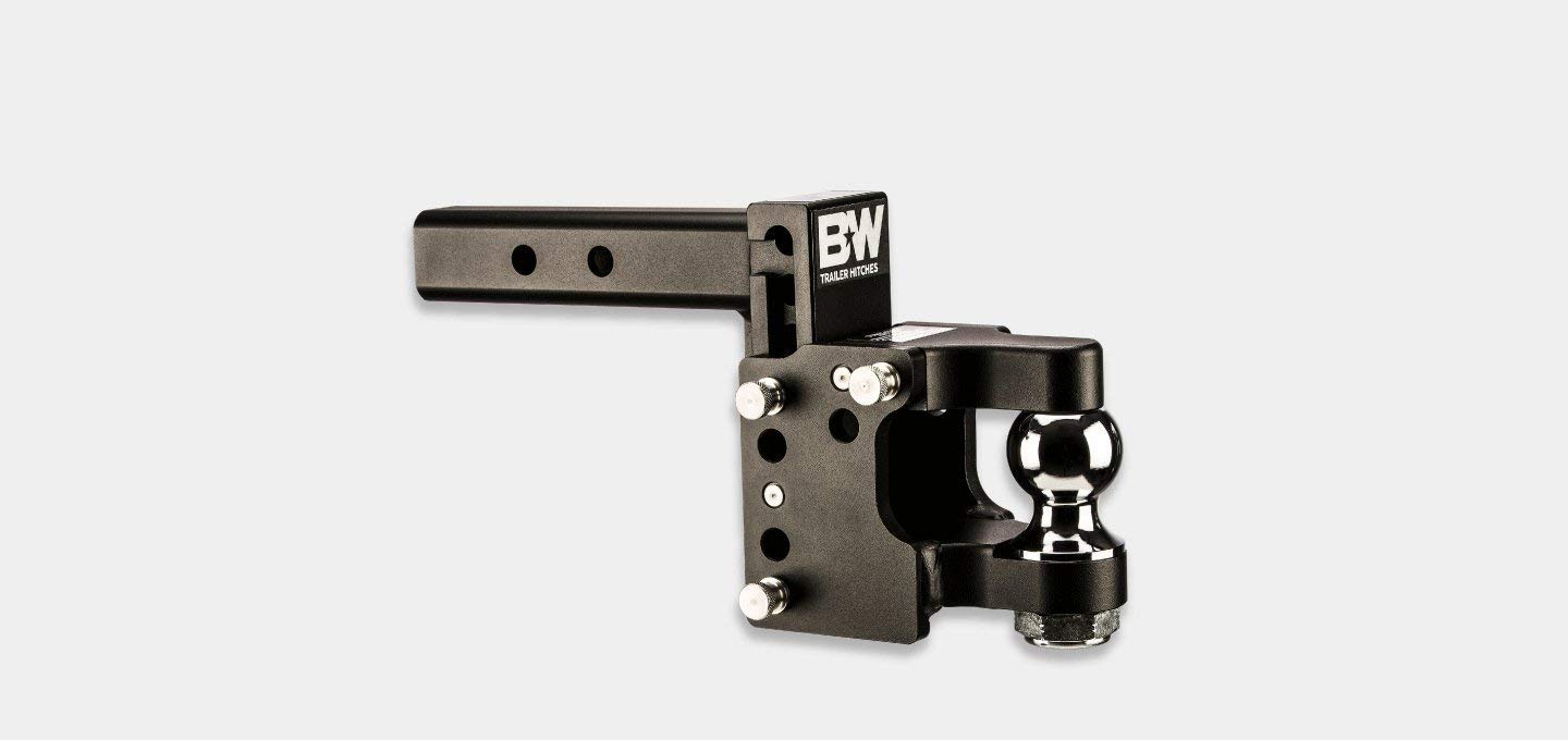 B&W Trailer Hitches Pintle Tow & Stow - Fits 2" Receiver, 2-5/16" Ball, 8.5" Drop - TS10056