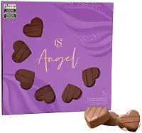 Caixa de Bombons Angel ao Leite Coração Cacau Show Presente 75g