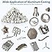 High Purity 99.6% Aluminum Chop 1 Pound, Raw Aluminum Pellets/Granules for Metal Casting and Melting, DIY Projects, Jewelry Making, Chemical Reactions, and Household Repairs (1, Pound)