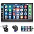 Double Din Car Stereo with Reverse Camera 7 inch Touch Screen Radio 2 Din