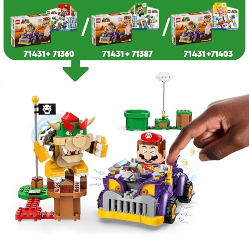 Image of LEGO Super Mario Bowsers Monster Truck - Expansion Set, Car Toy with Bowser Figure for Boys and Girls, Set with One Character, Gamer Gift for Children from 8 Years 71431