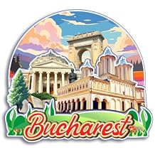Refrigerator Magnet Bucharest Romania Fridge Magnet City Travel Souvenirs Tourist Gifts 3D Classic Landmarks Handmade Crafts Home Decoration -3984