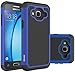 Galaxy J3 Case, Galaxy Amp Prime Case, Galaxy Express Prime Case - OEAGO Shock-Absorption Dual Layer Defender Protective Case Cover For Samsung Galaxy J3 (2016) / Amp Prime / Express Prime - Blue