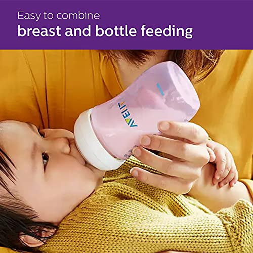 Philips-Avent-Natural-2-0-Pink-Feeding-Bottle-260ml-SCF03410