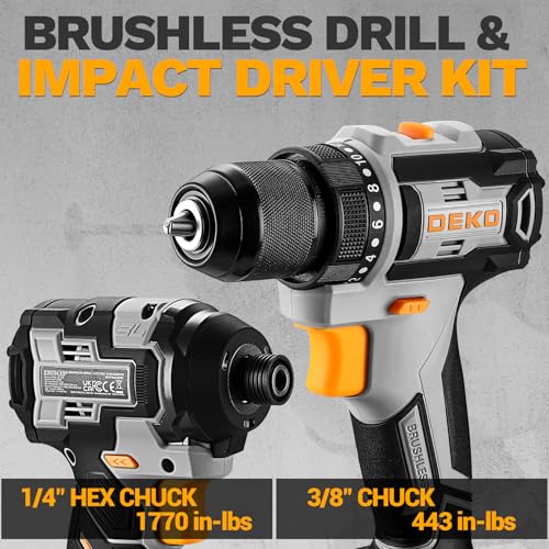 DEKOPRO 20V Brushless Combo Set