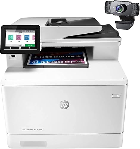 (Renewed) HP Laserjet Pro M479fdnA Impresora láser todo en uno a color, blanco - Print Scan Copy Fax - Pantalla táctil de 4.3 pulgadas, 28 ppm, 600