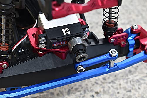 Gpm For Losi 1/8 Lmt 4Wd Solid Axle Los04022 Aluminum Servo Mount -12Pc Set (Green) #TOP1