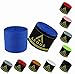 Bandages de boxe pour le sport, le MMA et les arts martiaux - Bandes élastiques de 2,5 et 4,5 m - Utilisation à l'intérieur des gants de boxe pour un soutien long du poignet (Bleu-1, 2,5 m)