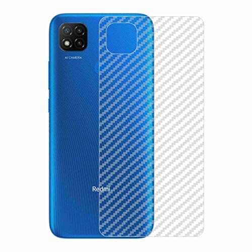 Image of Compatible with Redmi 9C Back Screen Protective Film Carbon Fiber Skin Transparent Screen Guard Sticker