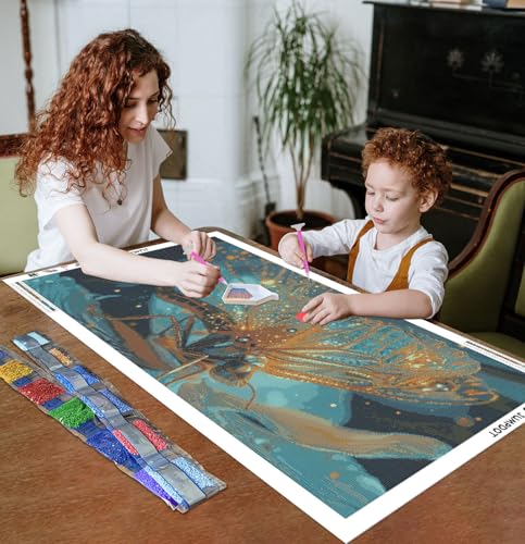 Punto de cruz diamante Jumpdot 70x40 cm: manualidades de adultos para combatir el estrés 2