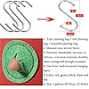 4 Pcs Hanging Strawberry Planter Bags 3 Gallon Upside Down Strawberry Planter and 4 Hooks, Sturdy Hanging Handle Thickened Breathable Felt Cloth for Herb Tomato Hot Peppers Vegetables (4Pcs 3Gal) #5