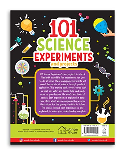 Image of 101 Science Experiments and Projects for Children | Hands-On Activities to Learn STEM Concepts | Ages 6-12 | Fun with Physics, Chemistry & Nature