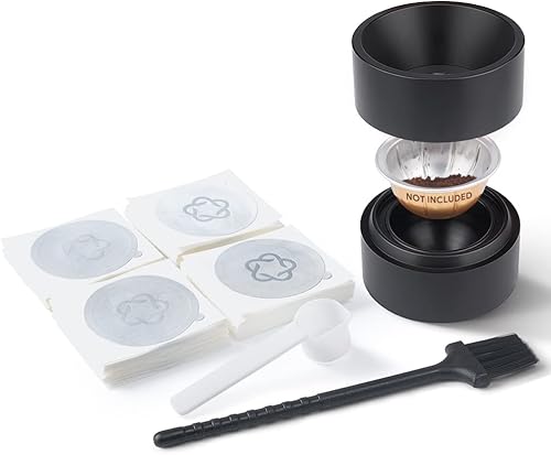 BENFUCHEN Kit de sellos de papel de aluminio reutilizable Vertuo Capsule Kit para cápsulas VertuoLine para reutilizar cápsulas recargables Nespresso