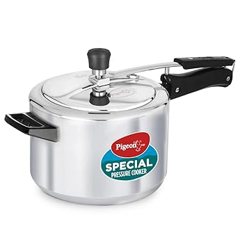Pigeon Special Pressure Cooker Aluminium Inner Lid Induction Base 5 L - Silver