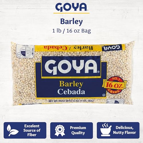 Goya Dry Barley Grain, Pantry Staples, Authentic Latin Pantry Staple, 16oz | Pearl Barley, Pantry Staples, Cebada, Barley for Cooking, Cereal, And Soup, High in Fiber, Nutritious and Versatile, Tasty - Image 4