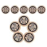 Healvian 14 Piezas Botones Dorados de Metal para Blazer Diseño Británico de Emblema y Espiga, Aleación Resistente, Fácil de Usar para Reemplazo y Fiestas Nocturnas