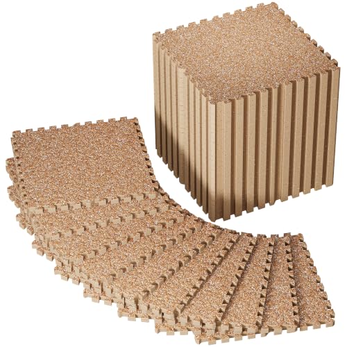 Image of SUPERJARE 0.79'' Extra-Thick 36 Pcs 144 Sq Ft Exercise Equipment Mats