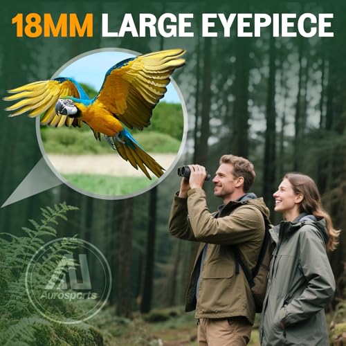 image for Aurosports 16x32 Compact Binoculars for Adults and Kids - High Powered
