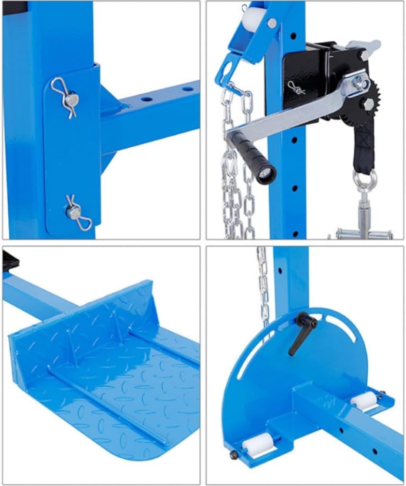 JNNJ車のへこみプーラー 強力な車のへこみリムーバー へこみ除去キット 引張高さ10～160cm 最大引張力800kg 車体工具