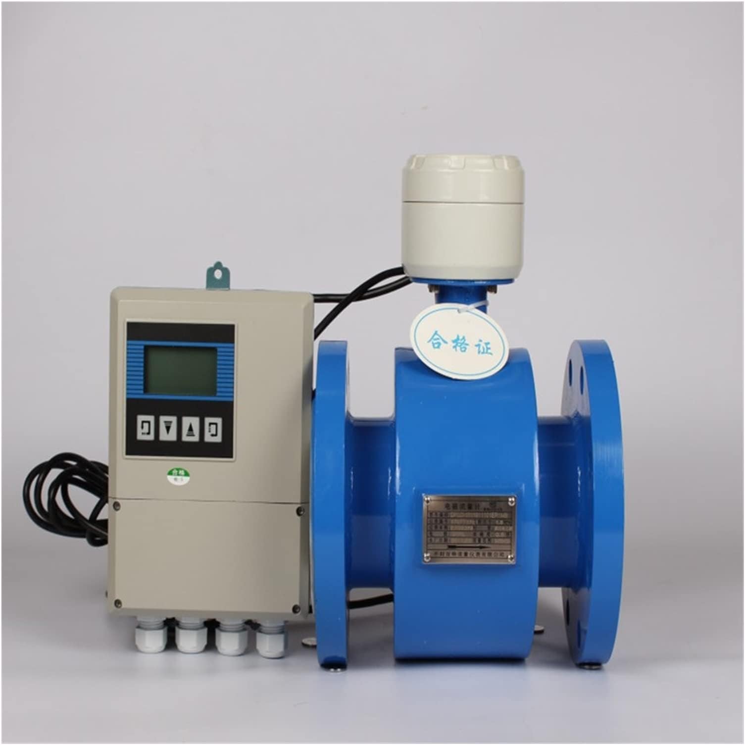 Digital Water Timer Flow Meter Electromagnetic Flowmeter Electromagnetic Water Flow Meter DN50 To DN100 Split Electromagnetic Flowmeter Simple and Flexible Programming (Color : Dn80)