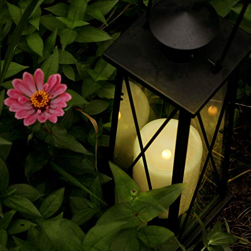 Image of 1 Pack Waterproof Outdoor Flameless Candle with Timer Large 4 inch x 6 inch Battery Operated Electric LED Pillar Candle for Gift Home Decor Party Wedding Supplies Garden Halloween Christmas Decoration