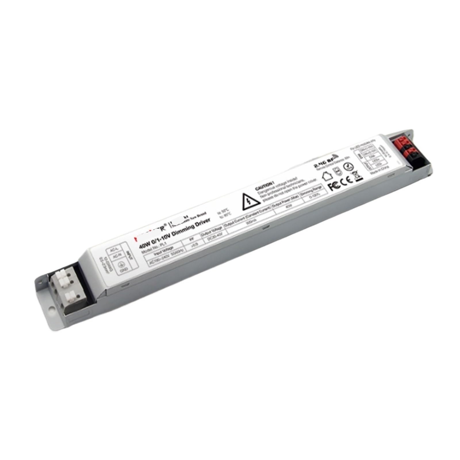 ZXAOMMBEA AC180~240V PL1 40W 900MA 0/1~10V LED dimming Driver 2.4G Wireless Remote Control