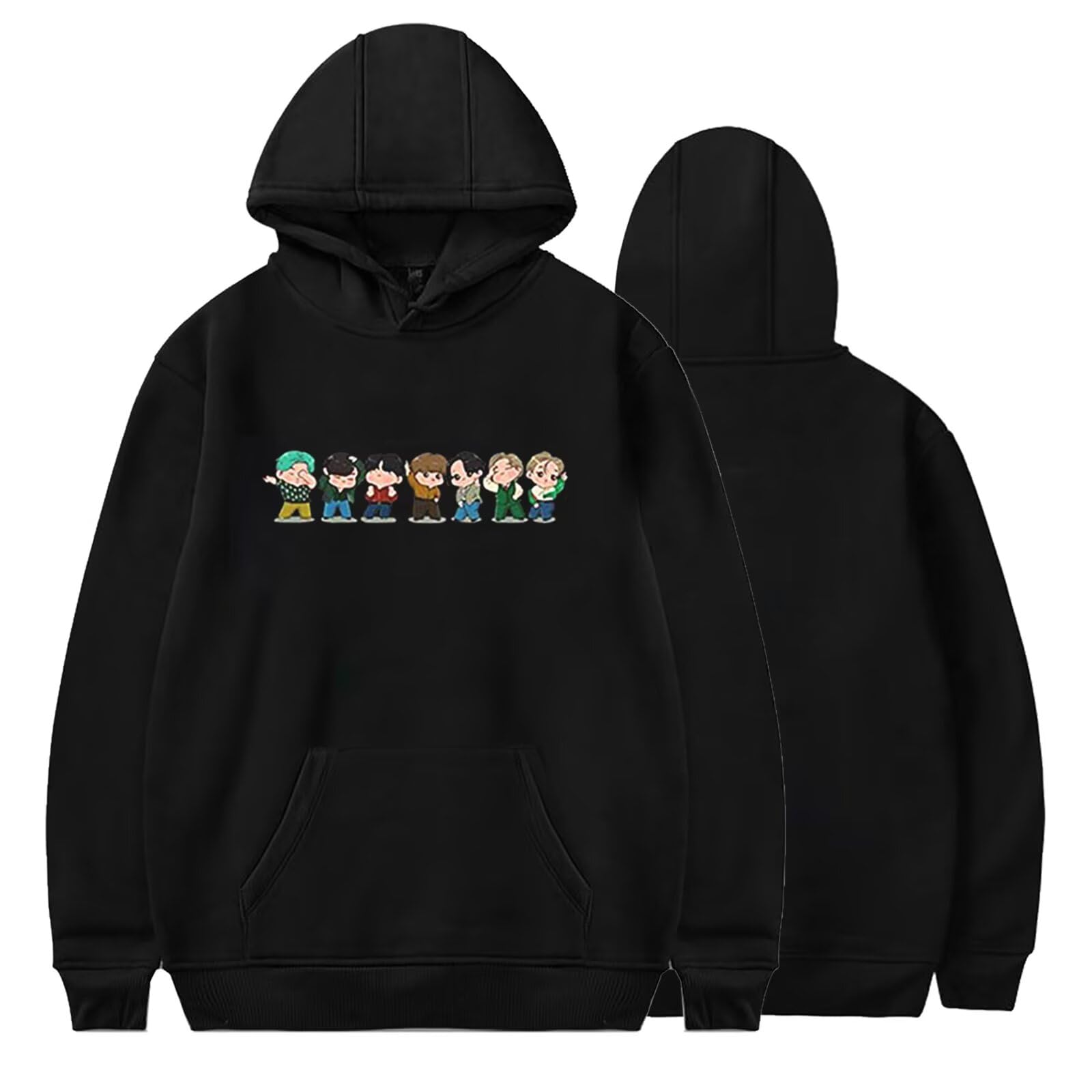 Kpop Hoodie Love Yourself Sweatshirts SUGA Jimin Jungkook V Rap J-hope Jin Hoodies Sweater