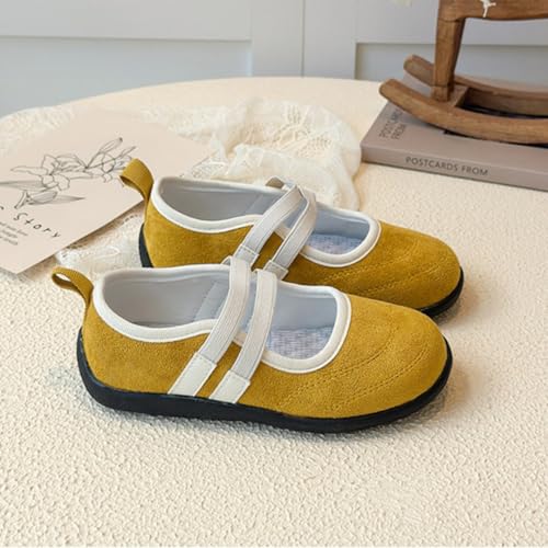 Girls Slip On Princess Dress Shoes Mary Jane Ballet Flats Wedding Party2