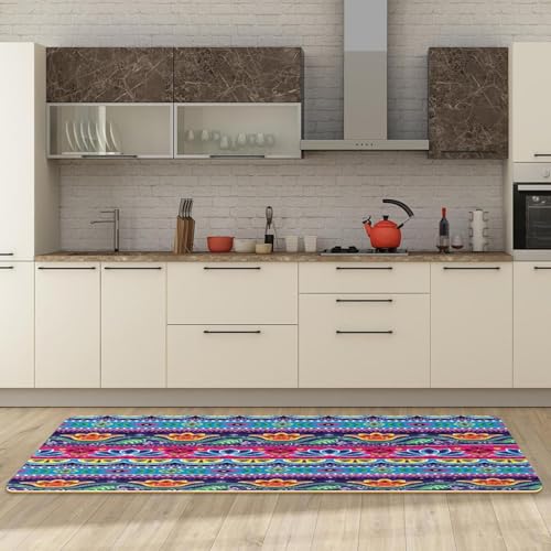Tapis de cuisine antidérapant et lavable : lot de 2 absorbants - 6