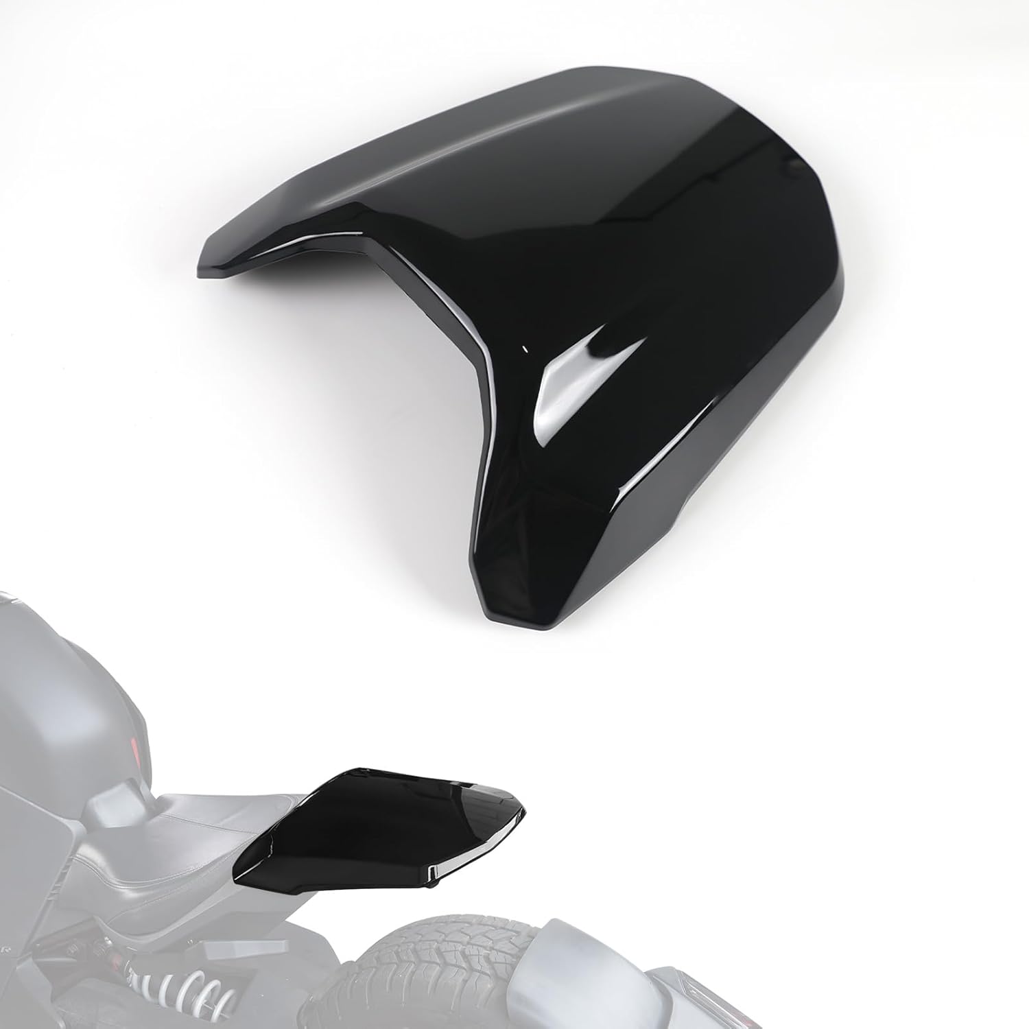 Gloss Black Mono Seat Cowl for Can-Am Ryker, Plastic Mono Seat Cowl Kit for Can-Am Ryker 600/900 Sport & Rally Edition All Models Accessories, Replaces #219401001