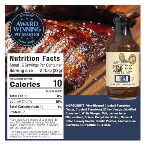 G Hughes 2J-07TS-Q9YD Smokehouse Original Barbecue Sauce thumb #5